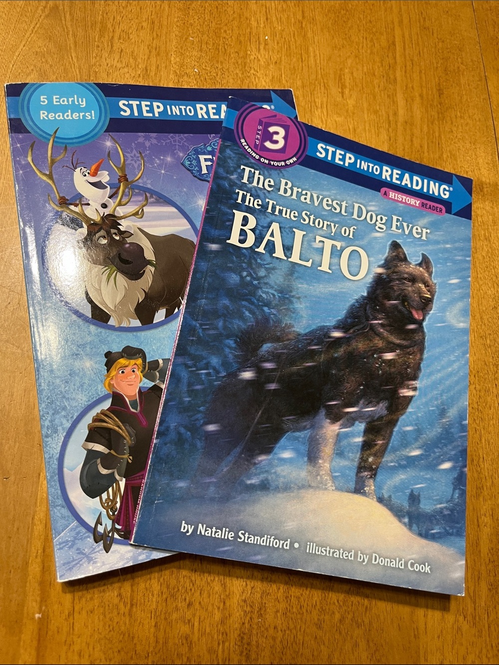 Step into Reading Level 3: The Bravest Dog Ever Balto - Blue Cover